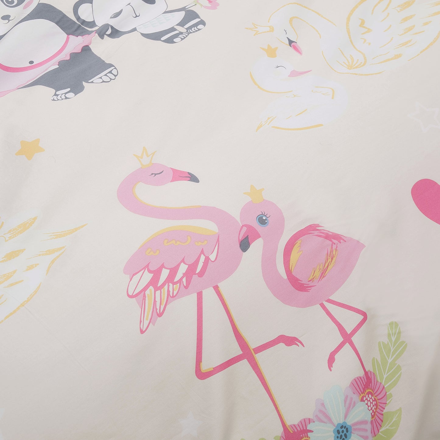 MOMMY & ME - HOORAYS QUILT COVER SET 100% COTTON