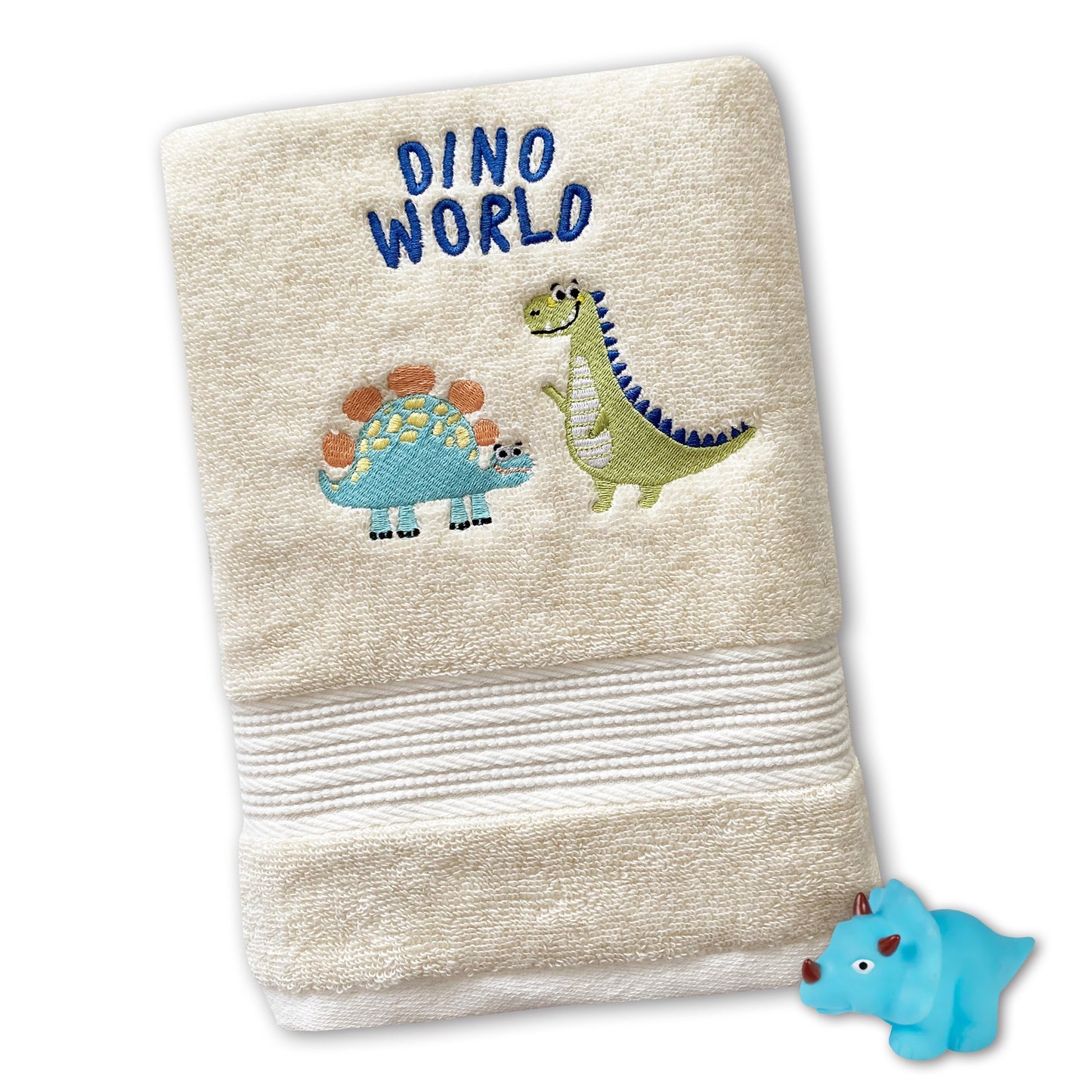 ANCIENT ROAR - BAMBOO EMBROIDERY KIDS TOWEL