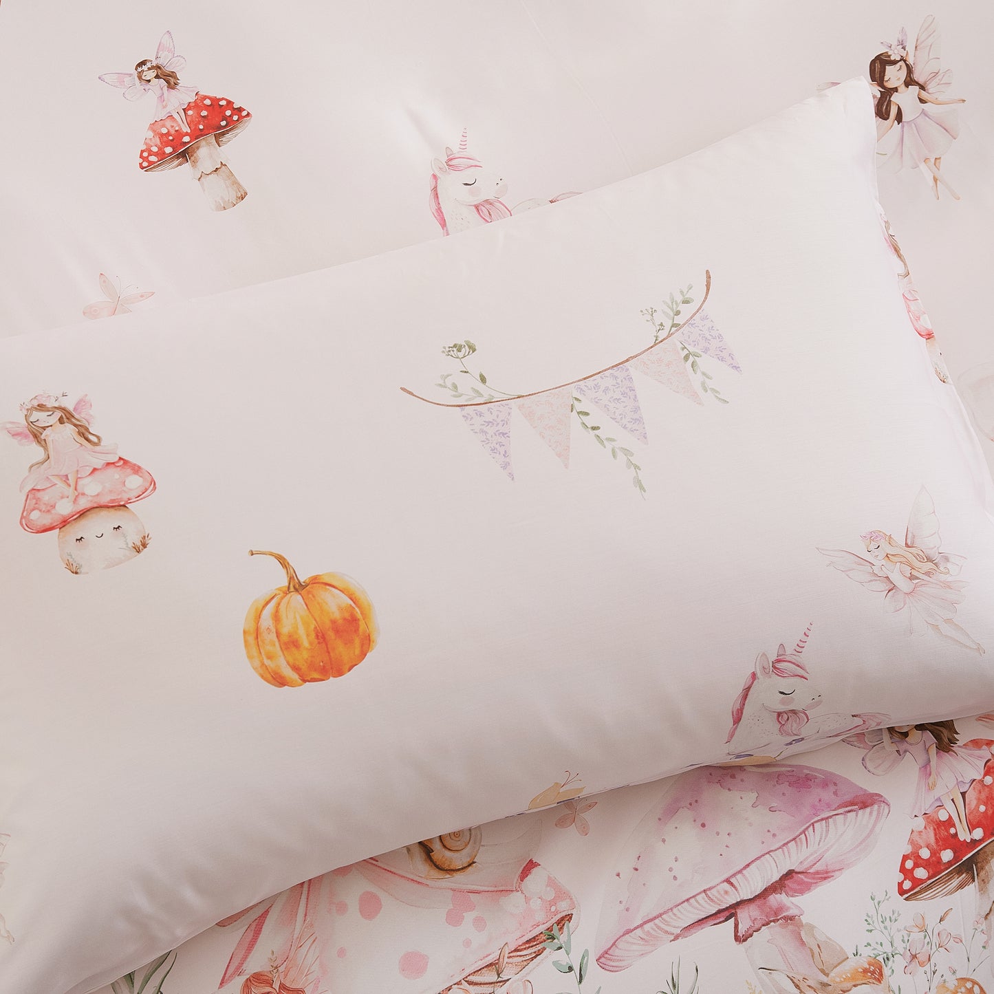 ENCHANTED GARDEN - HOORAYS QUILT COVER SET 100% BAMBOO