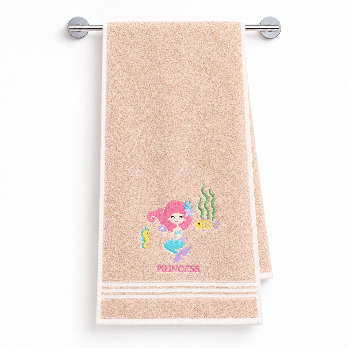 MERMAID & FRIENDS - BAMBOO EMBROIDERY KIDS TOWEL