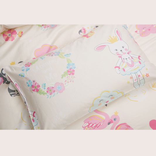 MOMMY & ME - HOORAYS KID'S PILLOWCASE 100% COTTON