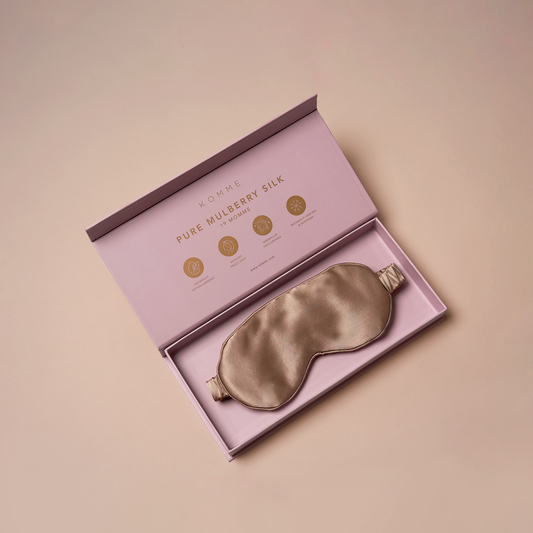 SENSUALITE - KOMME HAUTE EYE MASK 100% MULBERRY SILK 19MM