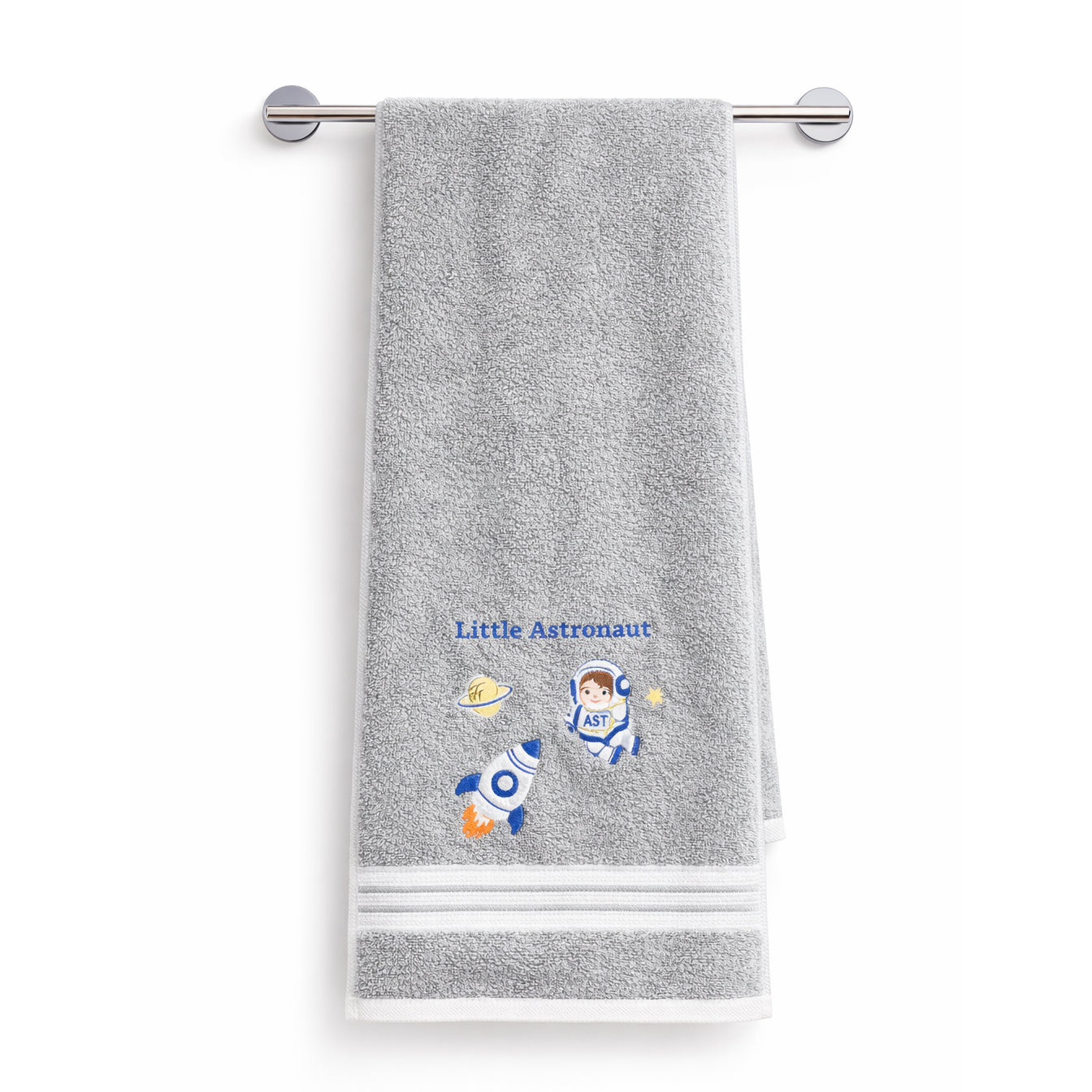 SPACE ODYSSEY - BAMBOO EMBROIDERY KIDS TOWEL