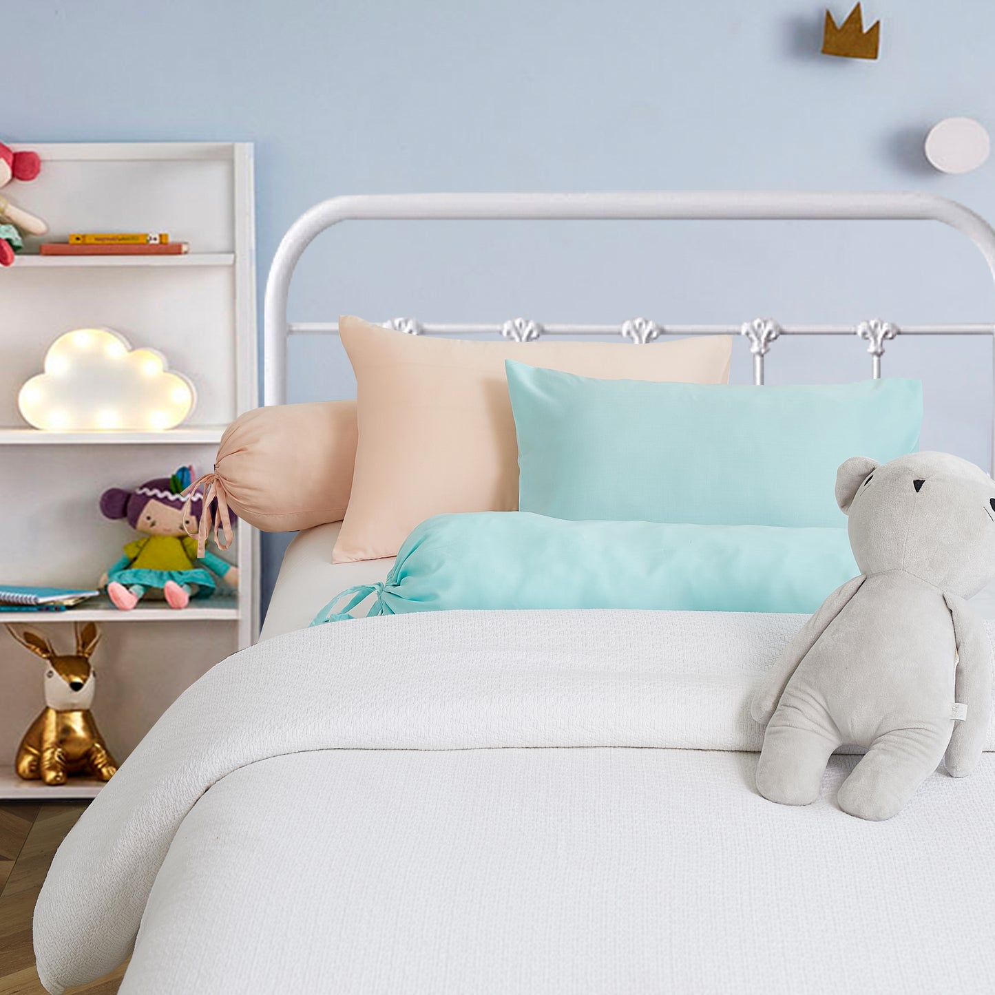 PLAIN DYE TC - HOORAYS KID'S BOLSTERCASE 80% AUSTRIAN TENCEL™ 20% COTTON