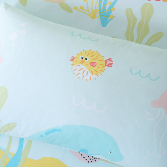 AQUALAND - HOORAYS KID'S PILLOWCASE 100% COTTON