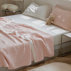 ANDERS - KOMME DECOR THROW / BLUSH