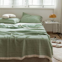 ANDERS - KOMME DECOR THROW / MINT