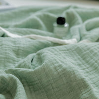 ANDERS - KOMME DECOR THROW / MINT