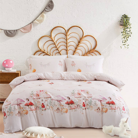 ENCHANTED GARDEN - HOORAYS COVERLET 100% BAMBOO