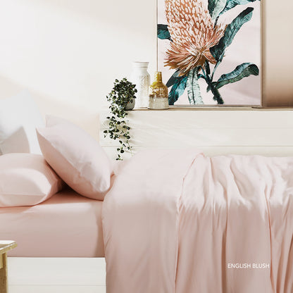 PLAIN DYE TC - CONTEMPO ATELIER FITTED SHEET 80% AUSTRIAN TENCEL™ 20% COTTON