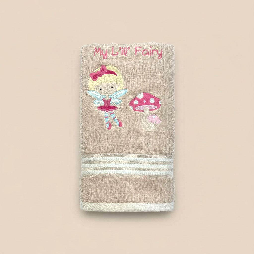 FAIRY DANCE - BAMBOO EMBROIDERY KIDS TOWEL