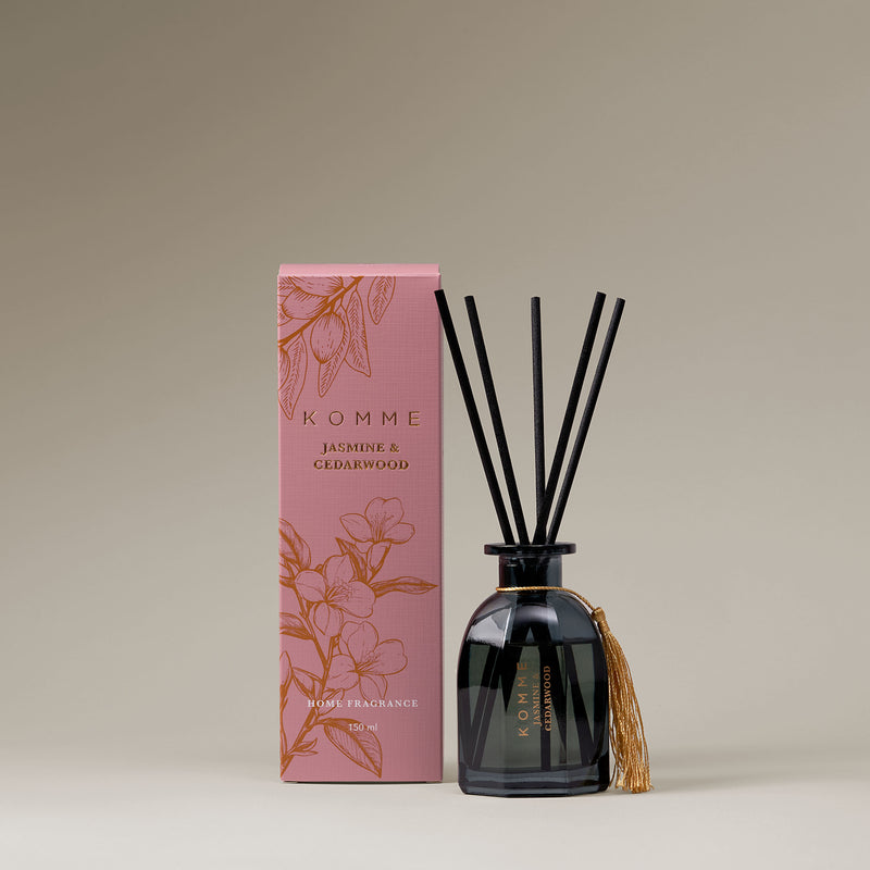 KOMME HOME DIFFUSER - JASMINE & CEDARWOOD