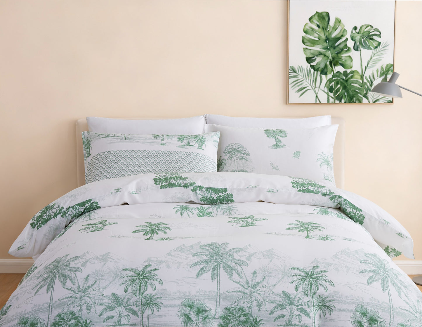 MAHINA - CONTEMPO ATELIER FITTED SHEET SET 80% AUSTRIAN TENCEL™ 20% COTTON