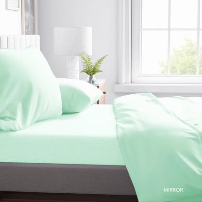 PLAIN DYE TC - CONTEMPO ATELIER FITTED SHEET 80% AUSTRIAN TENCEL™ 20% COTTON