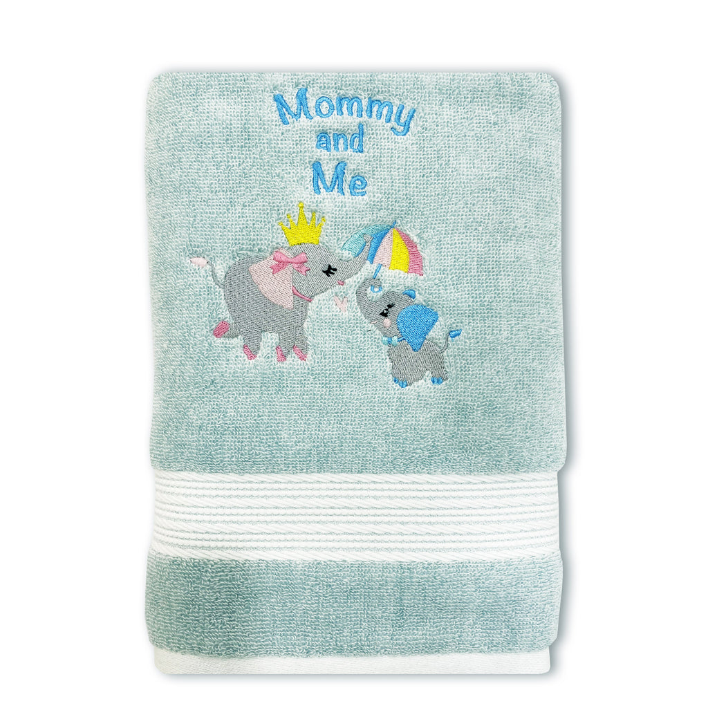 MOMMY & ME - BAMBOO EMBROIDERY KIDS TOWEL