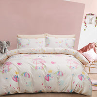 MOMMY & ME - HOORAYS QUILT COVER SET 100% COTTON