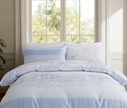 SEASCAPE - CONTEMPO ATELIER FITTED SHEET SET 80% AUSTRIAN TENCEL™ 20% COTTON