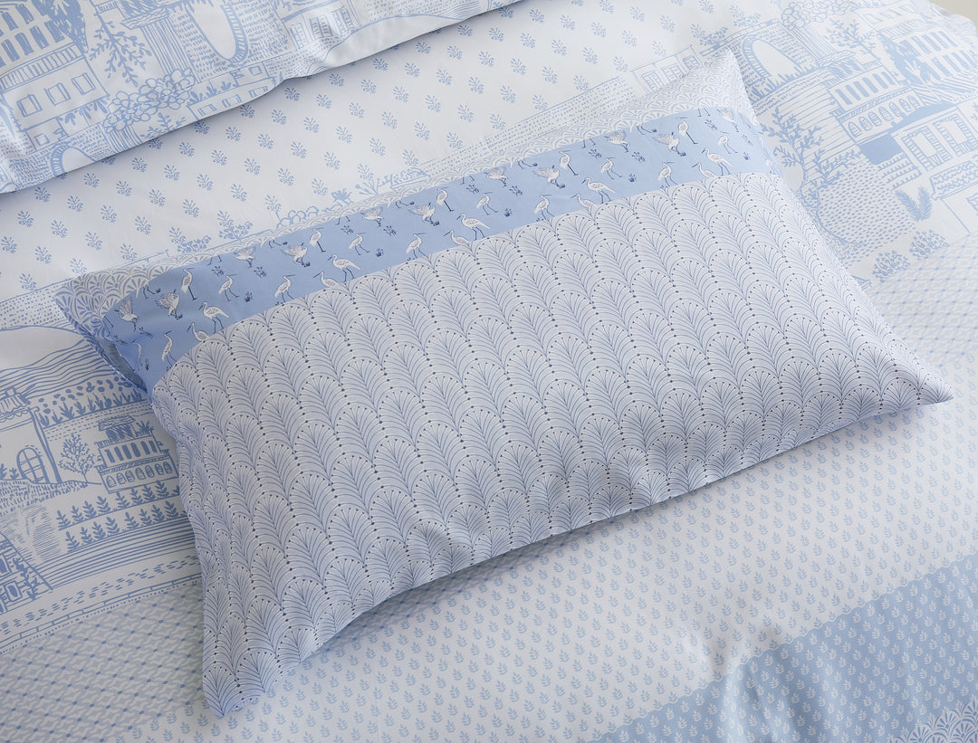 SEASCAPE - CONTEMPO ATELIER FITTED SHEET SET 80% AUSTRIAN TENCEL™ 20% COTTON