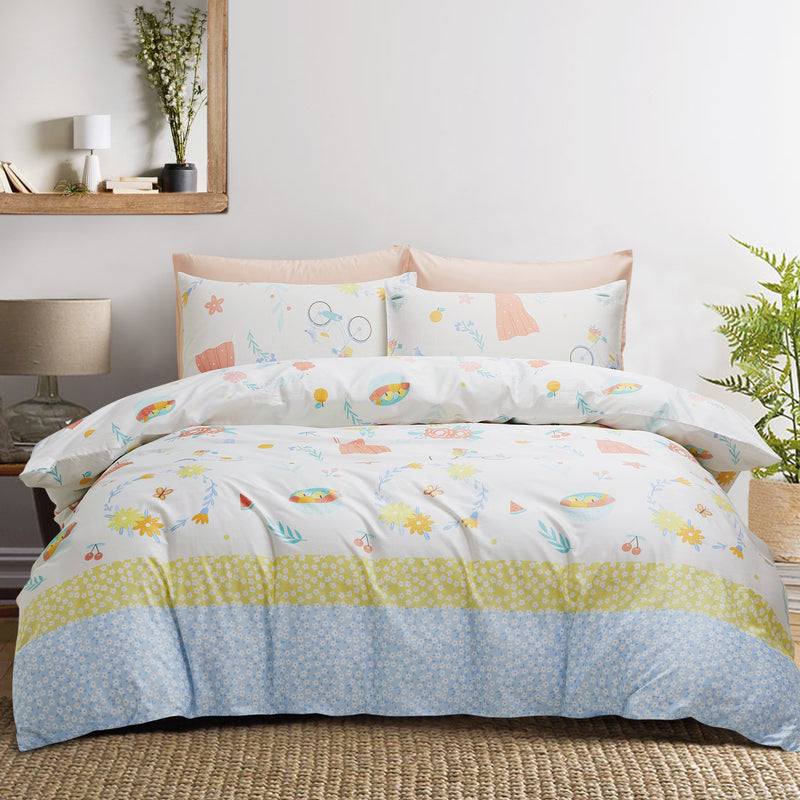 SUMMER LOVE- INSPIRO QUILT COVER SET 100% COTTON