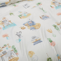 SWEET HOME - INSPIRO FITTED SHEET SET 100% COTTON