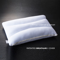 THE CEDAR REST PILLOW (MADE IN JAPAN) - 100% PURE IWAKI CEDAR WOOD PILLOW WITH REMOVABLE BREATHAIR® COVER