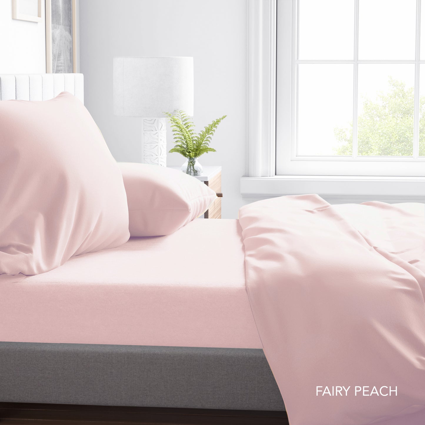 PLAIN DYE TC - CONTEMPO ATELIER FITTED SHEET 80% AUSTRIAN TENCEL™ 20% COTTON