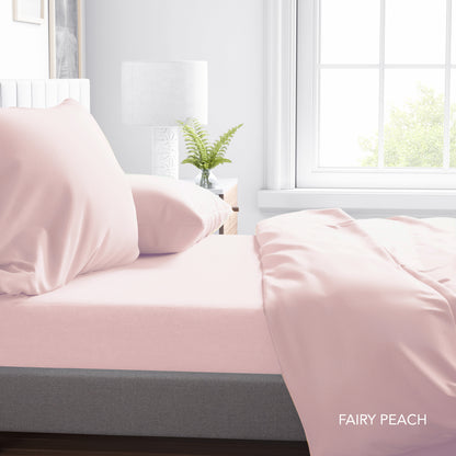 PLAIN DYE TC - CONTEMPO ATELIER FITTED SHEET 80% AUSTRIAN TENCEL™ 20% COTTON