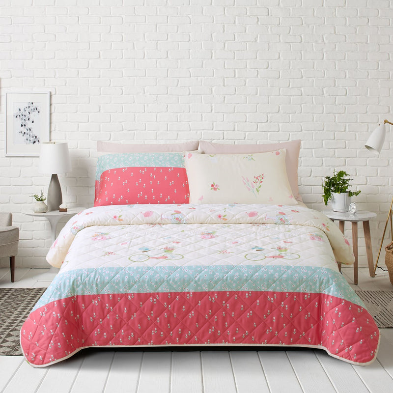 SHABBY CHIC - INSPIRO COVERLET 100% COTTON