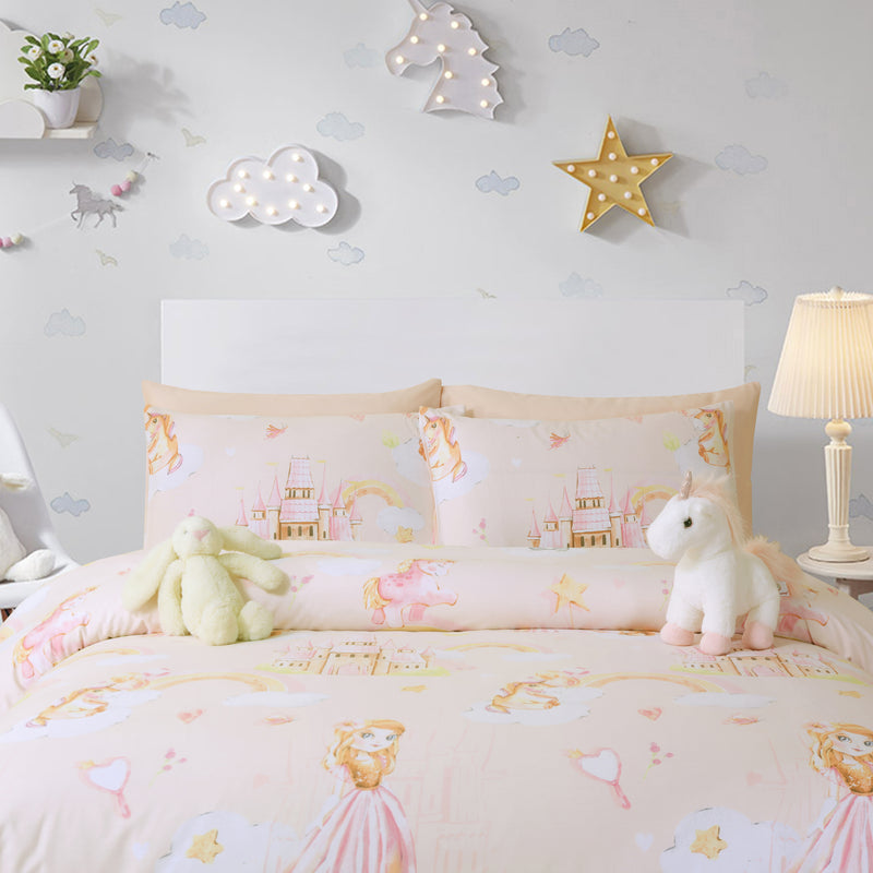 PRINCESS WORLD - HOORAYS FITTED SHEET SET 100% COTTON
