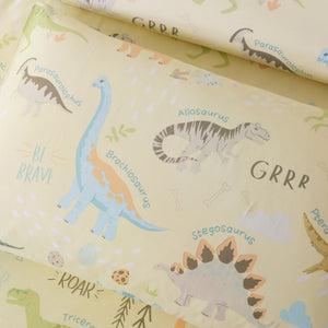 RETURN OF THE DINOS - HOORAYS QUILT COVER SET 100% COTTON